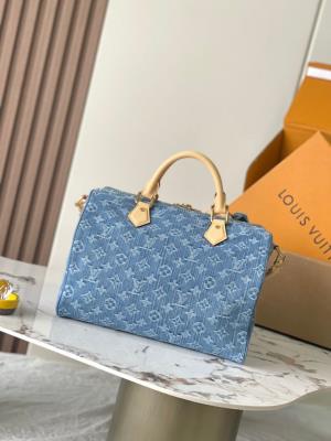 wholesale quality monogram speedy bandouliere denim m14430